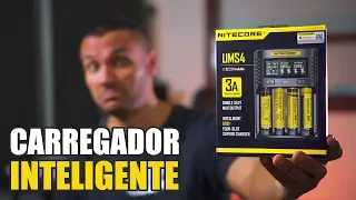 Review Nitecore UMS4 - Carregador de Pilhas