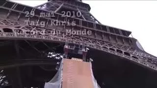 Taig Khris Eiffel Tower Jump : World Record