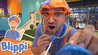 Blippi Visits An Indoor Play Place! | Learn For Kids With Blippi | Educational Videos for Toddlers