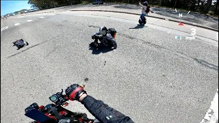 Electric Skateboard Lacroix Supersport rider goes Down Hard 35 MPH+!