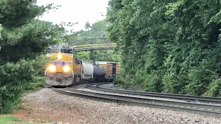 One Of The Heaviest Trains Ever To Climb The Hill!  Locomotives Screaming & Loud DPU, Union Pacific!