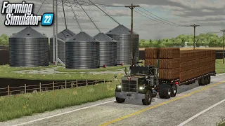 Flax Harvestin, Balin, and Truckin! | Farming Simulator 22