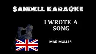 United Kingdom - Mae Muller - I Wrote A Song [Karaoke] [Official Instrumental]