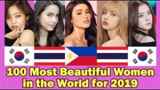 "100 Most Beautiful Women in the World for the year 2019"