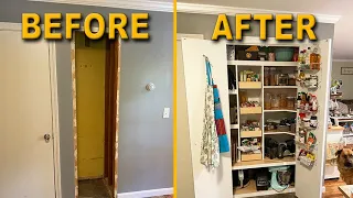 Kitchen Pantry Remodel Time-Lapse