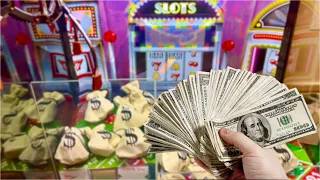 WON STACKS OF CASH FROM MONEY CLAW MACHINE! | ClawBoss