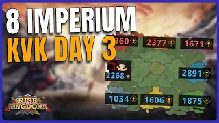 Getting Ready for GT/Chaining to Top 20?! (8 Imperium KvK Day 3) in Rise of Kingdoms