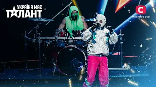 Flamboyant punk-rave song about coronavirus – Ukraine's Got Talent 2021 – Episode 2