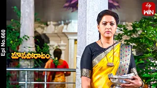 Mouna Poratam | 15th May 2024 | Full Episode No 660 | ETV Telugu