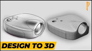 Design Sketches to 3D #3 | Subdivision Surface Training