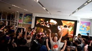 【スマブラSP】バンジョーとカズーイ参戦発表時の海外の反応 【新ファイター】ビデオ編集 Smash bros banjo kazooie reveal reaction compilation