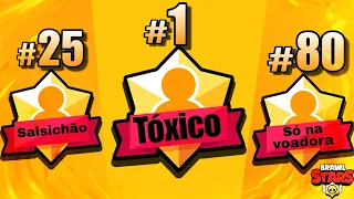 RANQUEANDO TODOS OS TÍTULOS DE BRAWLERS DO BRAWL STARS!