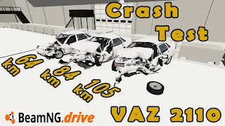 Realistic Car Crash Test - BeamNG Drive | Lada 2110
