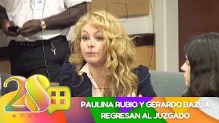 Paulina Rubio y Gerardo Bazúa en los juzgados | Programa del 19 de abril del 2024 | Ventaneando