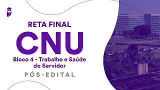 Reta Final CNU - Bloco 4: Segurança do Trabalho - Prof. Mara Camisassa