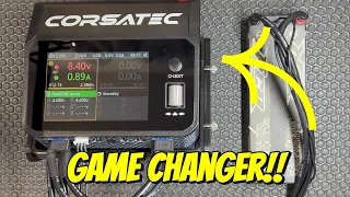 I review the Corsatec AC/DC 200W charger!