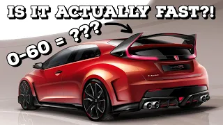 2023 Honda Civic Type R Is It *ACTUALLY* Fast? 0-60!