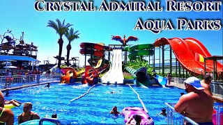 Crystal Admiral Resort Aquapark Alanları - Aqua park Areas - аквапарк - حديقة مائية