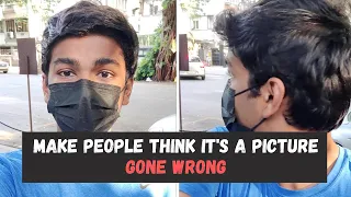 Make people think it's a picture (Gone wrong) | Manish Kharage #shorts