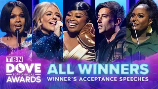 2022 Dove Awards WINNERS & Acceptance Speeches | CeCe Winans, Anne Wilson, Phil Wickham & MORE | TBN