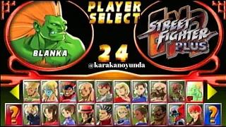 Street Fighter EX2 Plus  Blanka - Duckstation PS1 Emülatör