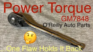 Power Torque GM7848 Ratchet TOTAL TEARDOWN 3/8” Drive
