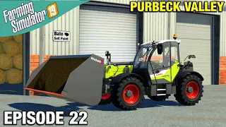 BUYING A TELEHANDLER Farming Simulator 19 Timelapse - Purbeck Valley Farm FS19 Ep 22