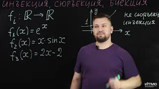 3.5 Инъекция, сюрьекция, биекция | Роман Попков | ИТМО