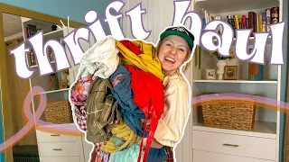 SPRING THRIFT HAUL TRY ON | trying on 25 thrifted dresses, cargo pants & spring pieces | WELL-LOVED