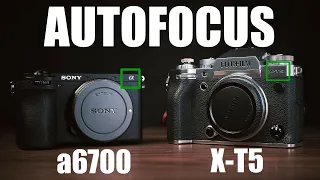 FUJIFILM X-T5 vs SONY a6700 - AUTOFOCUS BATTLE! #sonya6700 #fujifilm #fujixt5