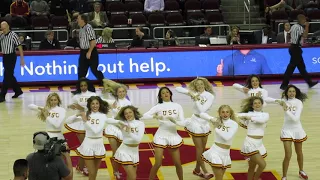 USC Song Girls - Timeout performance USC vs Arizona State 1/22/2017