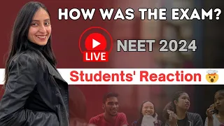 NEET 2024: Students' Reactions🤯 | Paper Analysis #neet #neet2024 #motivation