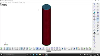 Compression Test in LS DYNA (Pre Post ) Video 1