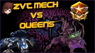 StarCraft 2 - ZvT Mech vs Queens