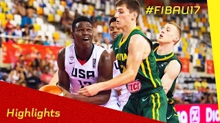 USA v Lithuania - Semi Final - Highlights - FIBA U17 World Championship 2016