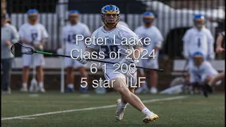 Peter Laake 2021 Lacrosse Season Highlights