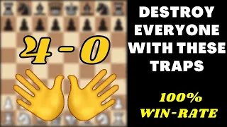 Winning Fast Against Strong Opponents With Only Traps!