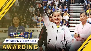 UAAP 81 Women's Volleyball Awarding Ceremony