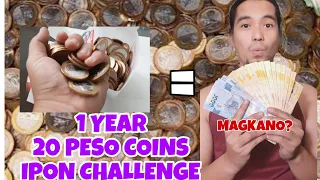 1 YEAR 20 PESO COINS IPON CHALLENGE | MAGKANO | BTSA