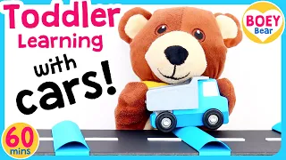 Best Car Videos for Toddlers | Toy Learning Videos for Toddlers | Wooden Toy Car Toddler Video