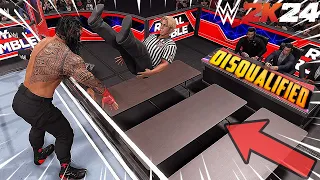 25 Fun Ways To Get DISQUALIFIED! - WWE 2K24