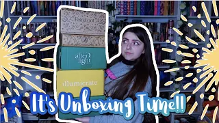 ✨MASSIVE MONTHLY UNBOXING (Afterlight, Fairyloot Adult & YA & Special Editions) #booktube ✨
