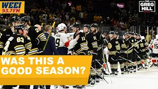 Mike Milbury recaps the Bruins season || Greg Hill Show