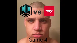 Tyler1 reacts to T1 vs DWG - Game 4