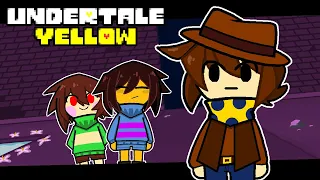 Frisk and Chara hangs with Clover | Undertale Yellow Animation