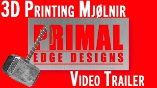 3D Printing Thor's Hammer - Mjolnir FULL VIDEO COMING SOON