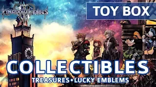 Kingdom Hearts 3 - Toy Box All Collectible Locations (Lucky Emblems & Treasures)