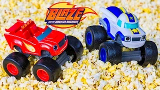 Blaze and the Monster Machines have a Funny Popcorn Adventure