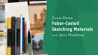 Faber Castell Sketching Material Demo with Jens Huebner