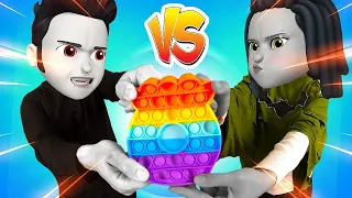 Popular VS Nerd | Vampire VS Zombie | Funny moments by La La Life Emoji